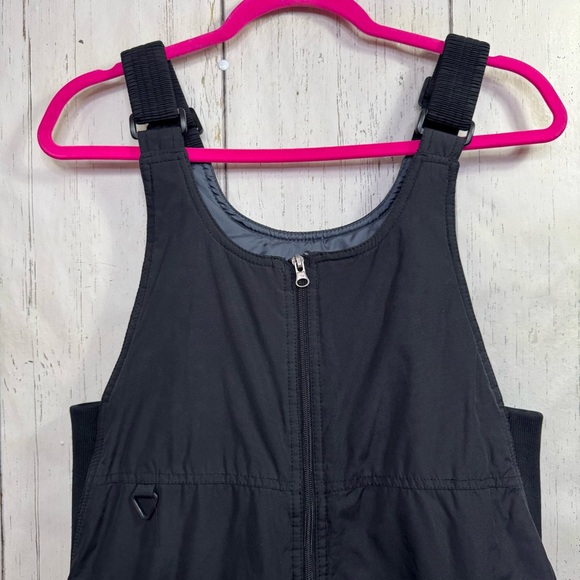 White Sierra Black Insulated Snow Bib Overalls Ski Winter L Gorpcore Outdoor - Picture 2 of 16